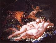 Francois Boucher Pan and Syrinx oil painting reproduction